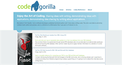 Desktop Screenshot of code-gorilla.com