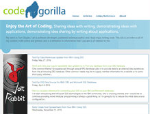 Tablet Screenshot of code-gorilla.com